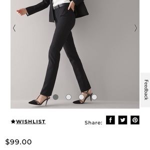 Slim Bootleg Comfort Stretch Pant (silky)